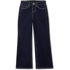 Lands’ End Girls Wide Leg Denim Jeans(Dark Midnight Blue)