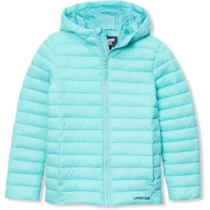 Lands’ End Kids Husky Insulated Hooded Jacket(Aqua Splash)