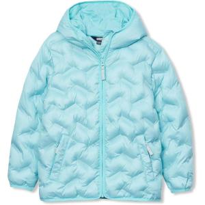 Lands’ End Kids Water Resistant Seamless Quilt Insulated Jacket(Aqua Splash)