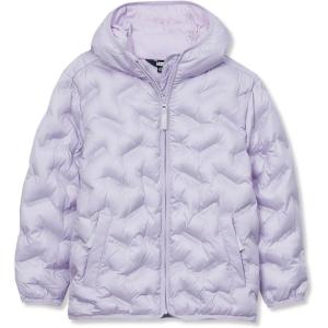Lands’ End Kids Water Resistant Seamless Quilt Insulated Jacket(Pastel Lilac)