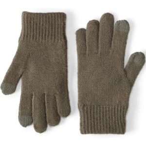 Lands’ End Men’s CashTouch Knit Gloves(Woodland Moss)