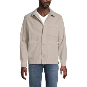 Lands’ End Men’s Corduroy Chore Jacket(Dusk Gray)