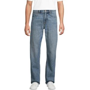 Lands’ End Men’s Rigid Classic Fit Jean(Medium Tahoe Wash)