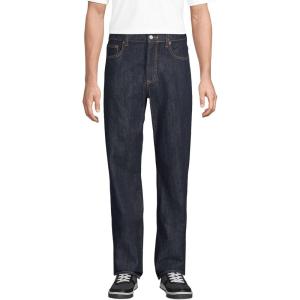 Lands’ End Men’s Rigid Comfort Waist Classic Fit Jean(Forever Indigo)