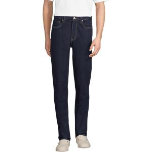 Lands’ End Men’s Slim Fit Stretch Jeans Washed Black(Forever Blue)