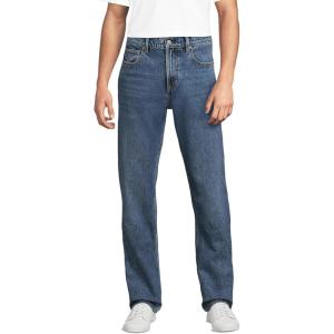 Lands’ End Men’s Stretch Classic Fit Jean(Medium Glacier Wash)