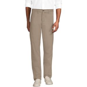 Lands’ End Men’s Travel Kit Classic Fit Chino Pant(Khaki)