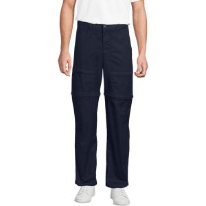 Lands’ End Men’s Zip Off Pant(Radiant Navy)