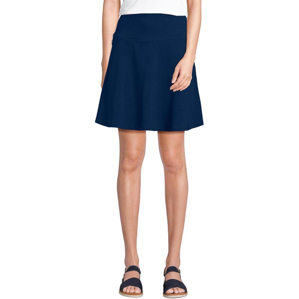 imageLands End Womens Starfish Drop Waist Above The Knee SkirtDeep Sea Navy