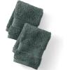 Lands’ End Supima Towel Bourbon 6 Piece Towel Set(Evening Forest)