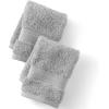 Lands’ End Supima Towel Bourbon 6 Piece Towel Set(Ultimate Gray)