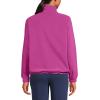 Lands’ End Women’s Anyweather RainDefense Fleece Quarter Zip Pullover(Light Raspberry Sorbet)