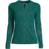 Lands’ End Women’s Cashmere Cardigan Sweater(Green)