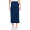 Lands’ End Women’s Cool Fade Cargo Maxi Skirt(Deep Sea Navy)