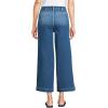Lands’ End Women’s Denim High Rise Extra Wide Leg Crop Jeans(Indigo Tide Blue)