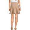 Lands’ End Women’s Fine Gauge Cotton Sweater Above The Knee Circle Skirt(Vicuna Heather)