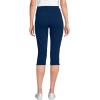 Lands’ End Women’s Starfish High Rise Pintuck Capri Pants(Deep Sea Navy)