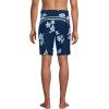 Lands’ End Men’s 9″ Quick Dry Board Shorts(Navy/Dusty Blue Phlox Floral)