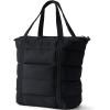 Lands’ End Wanderweight Ultralight Packable Tote Bag(Black)