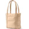 Lands’ End Wanderweight Ultralight Packable Tote Bag(Desert Tan Shine)