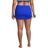 Lands’ End Women’s Plus Size Adjustable Swim Skirt(Electric Blue)