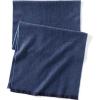 Lands’ End CashTouch Winter Scarf Pattern(Navy/Muted Cobalt Herringbone)