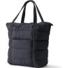 Lands’ End Wanderweight Ultralight Packable Tote Bag(Black)
