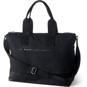 Lands’ End Print Canvas Weekender Black One Size(Black)