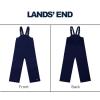 Lands’ End Boys Squall Waterproof Iron Knee Bib Snow Pants(Navy)